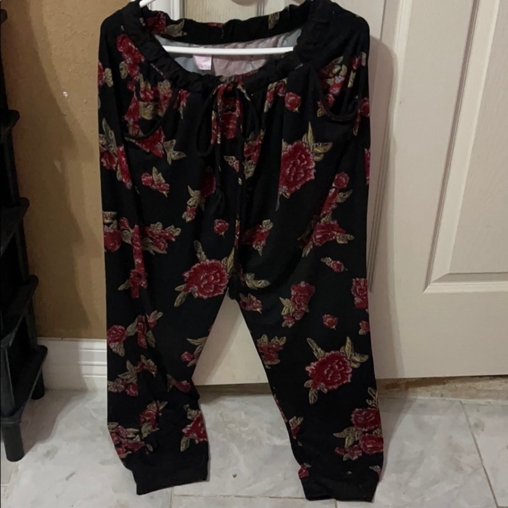 Floral Joggers